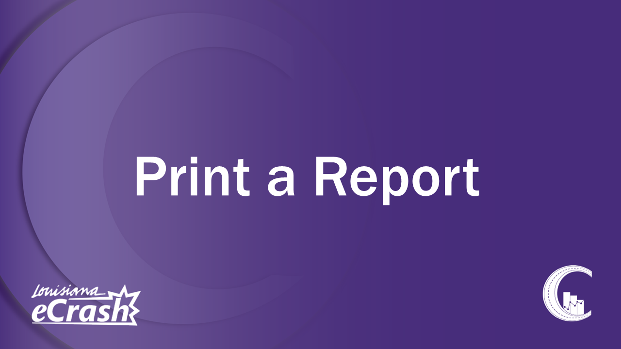 Print a Report