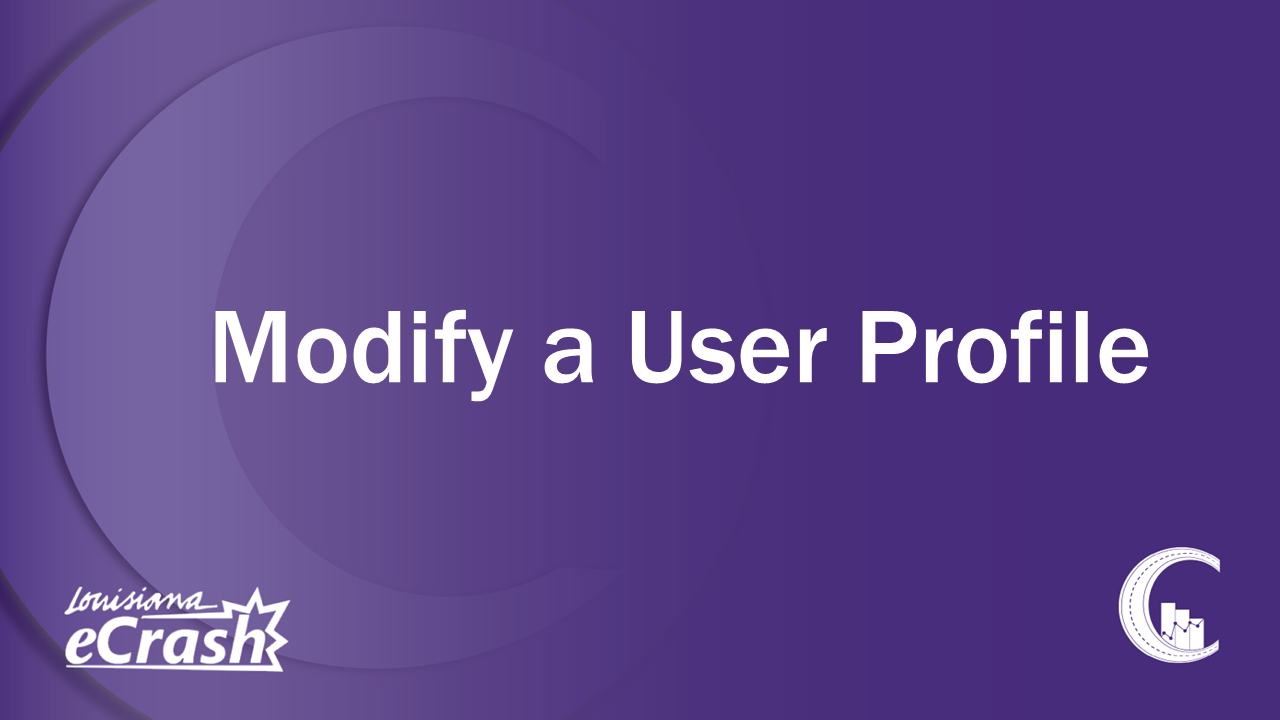 Modify a User Profile
