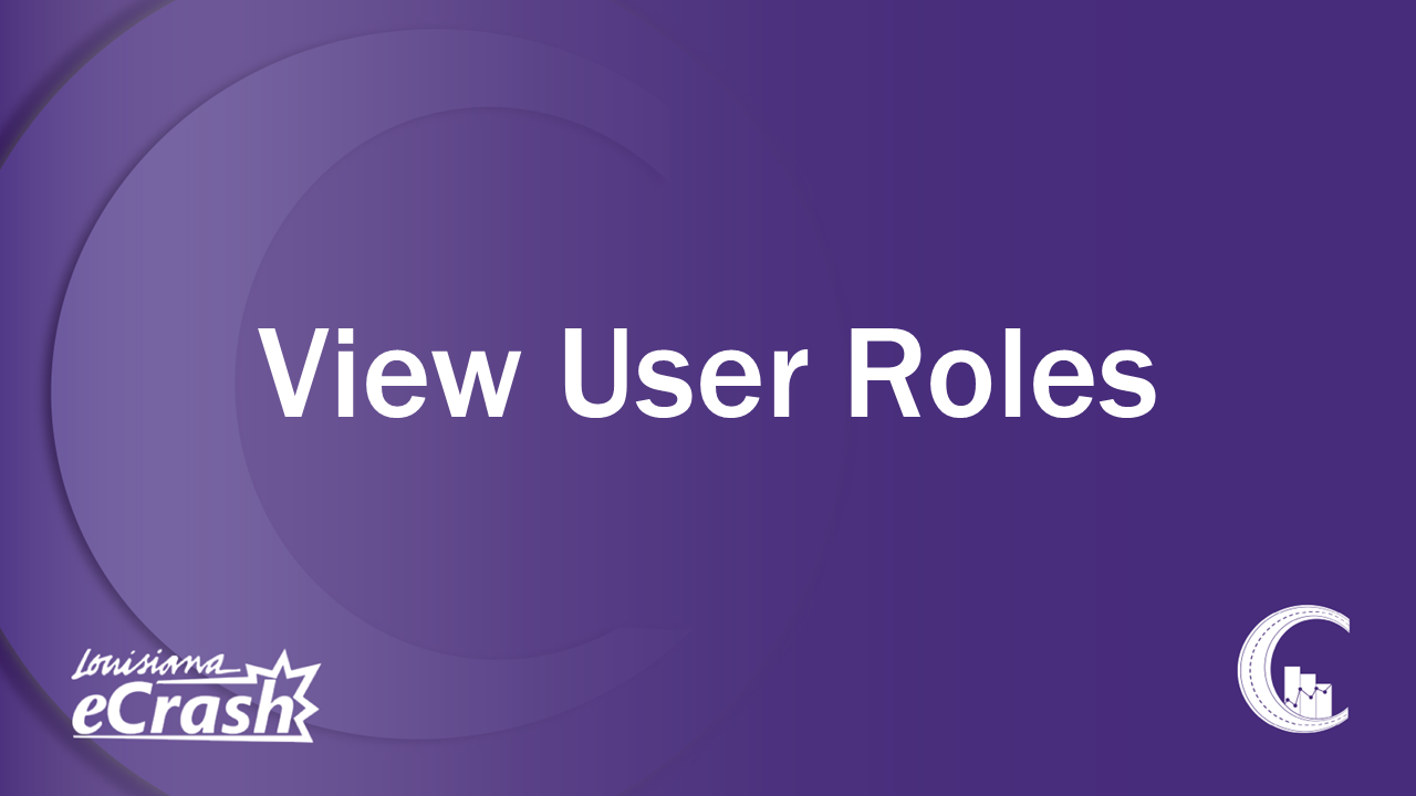 View User Roles